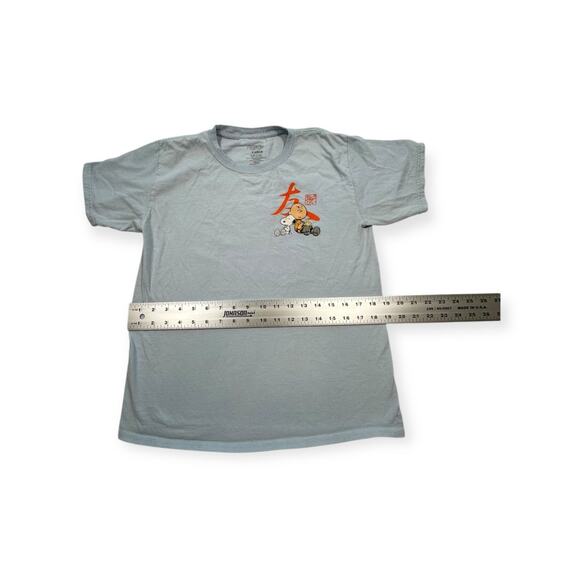 Peanuts Grey Crew Neck Short Sleeve Cotton Men All Seasons T-Shirt Size Large - Picture 5 of 6